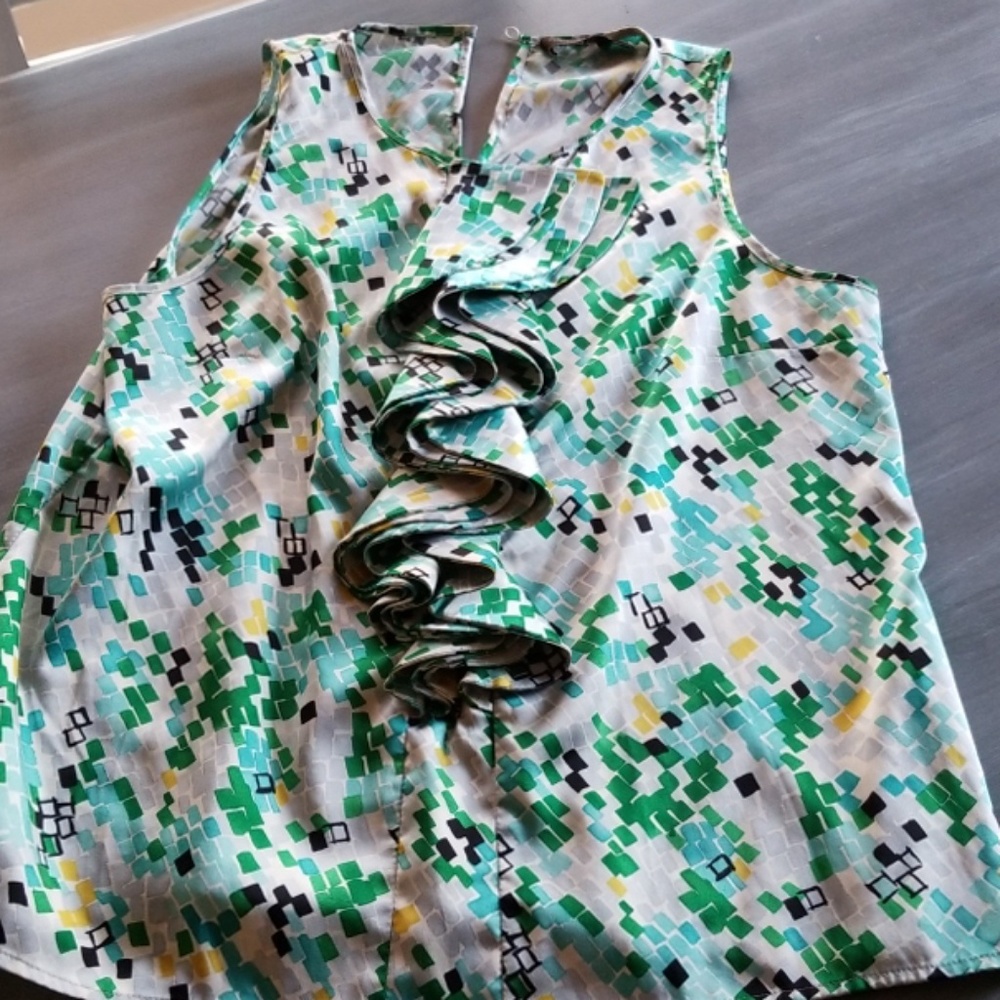 Multi color suit top